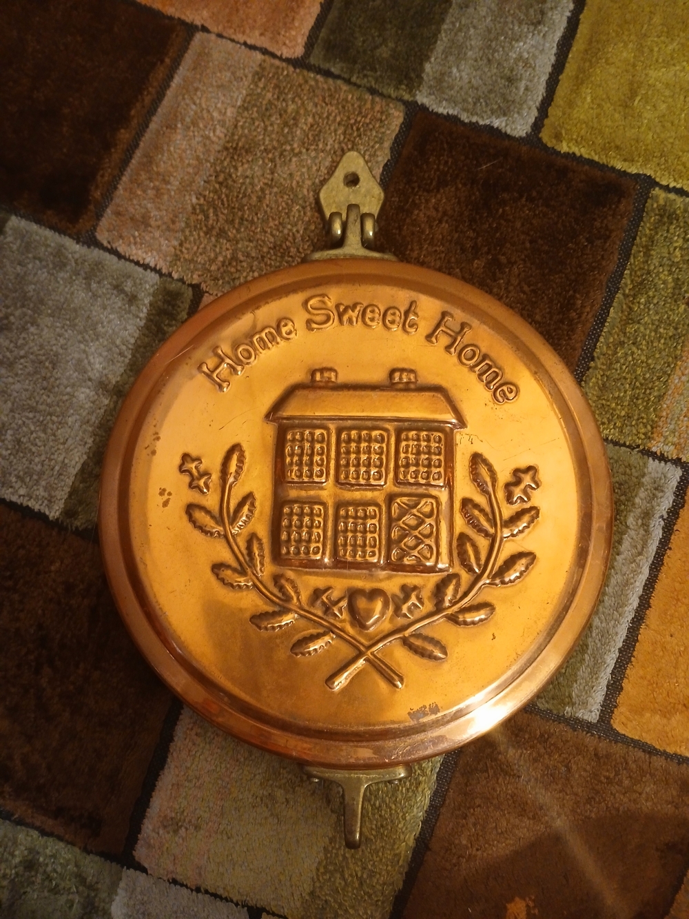 Home Sweet Home Copper Wall Keys Holder